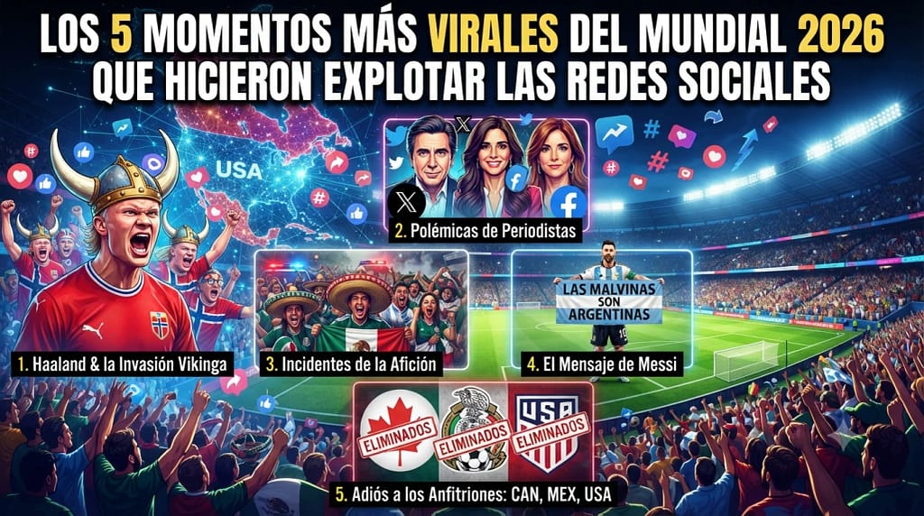 Los 5 momentos más virales del Mundial 2026 que hicieron explotar las redes sociales 4 Los 5 momentos más virales del Mundial 2026 que hicieron explotar las redes sociales