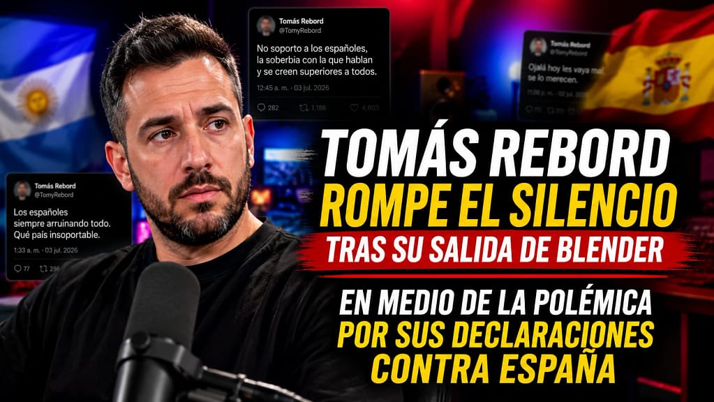 Tomas Rebord es despedido por sus comentarios inapropiados contra Los Españoles 1 Tomás Rebord en medio de polémica por declaraciones contra España